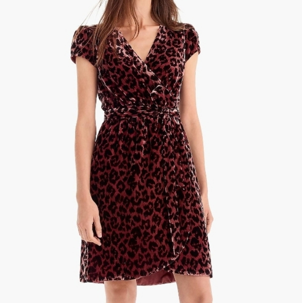 J crew leopard dress new